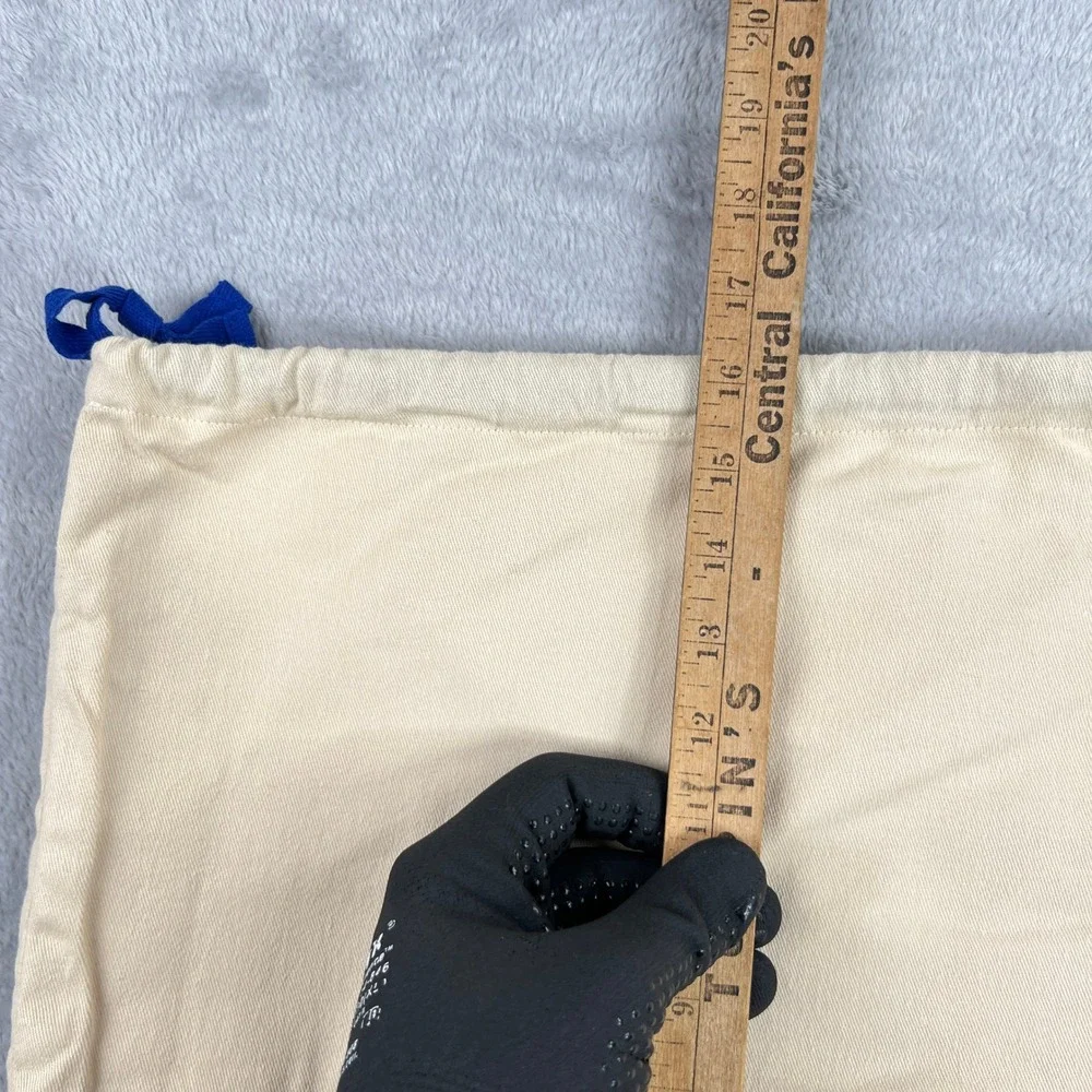 Louis Vuitton Original XL Drawstring Lined Dust Bag 22.5x17 Cream Blue Cover